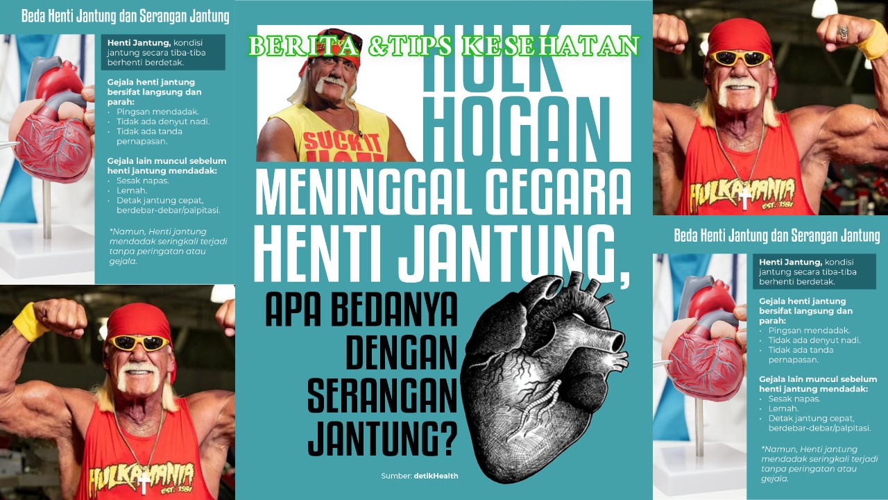Henti Jantung Mendadak Penyakit yang Dialami Hulk Hogan