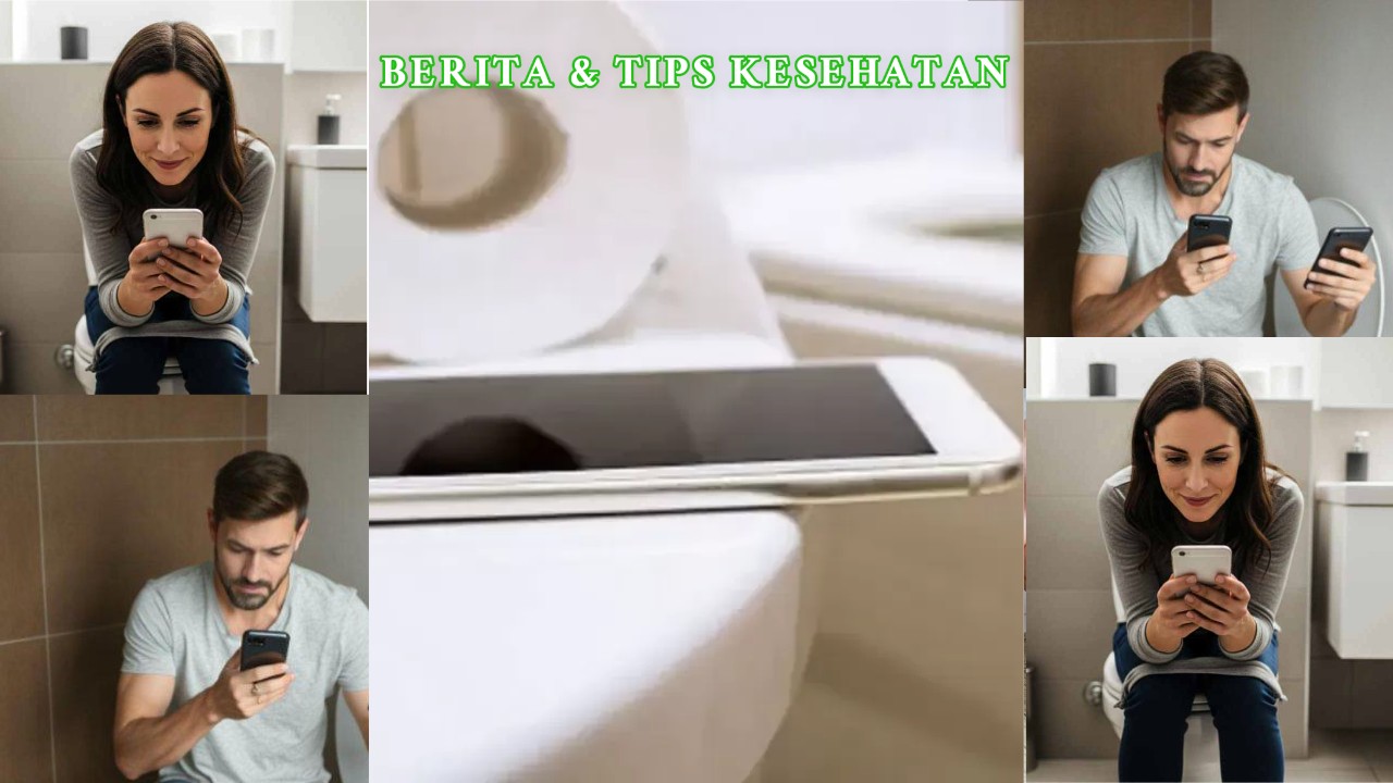 Bahaya Main HP Lama di Toilet, Bisa Picu Wasir