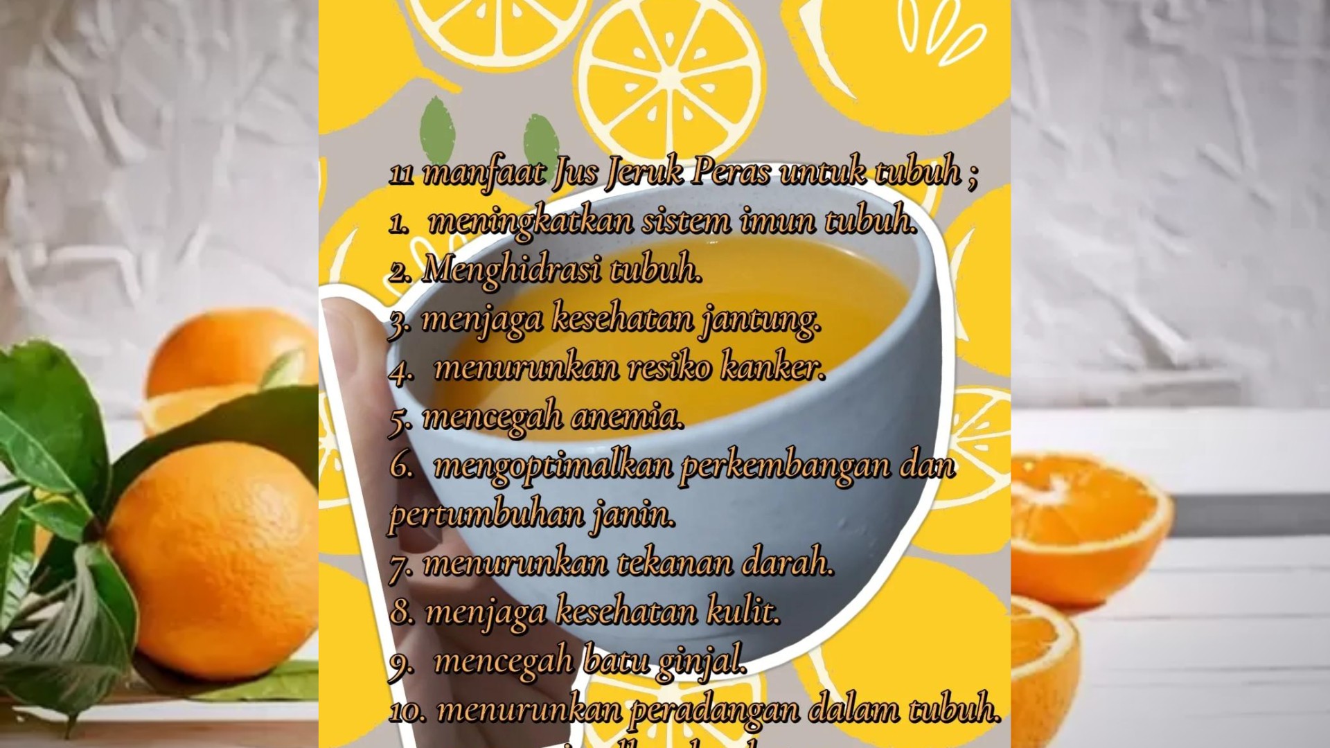 Manfaat Jeruk Peras untuk Jaga Kesehatan Tubuh