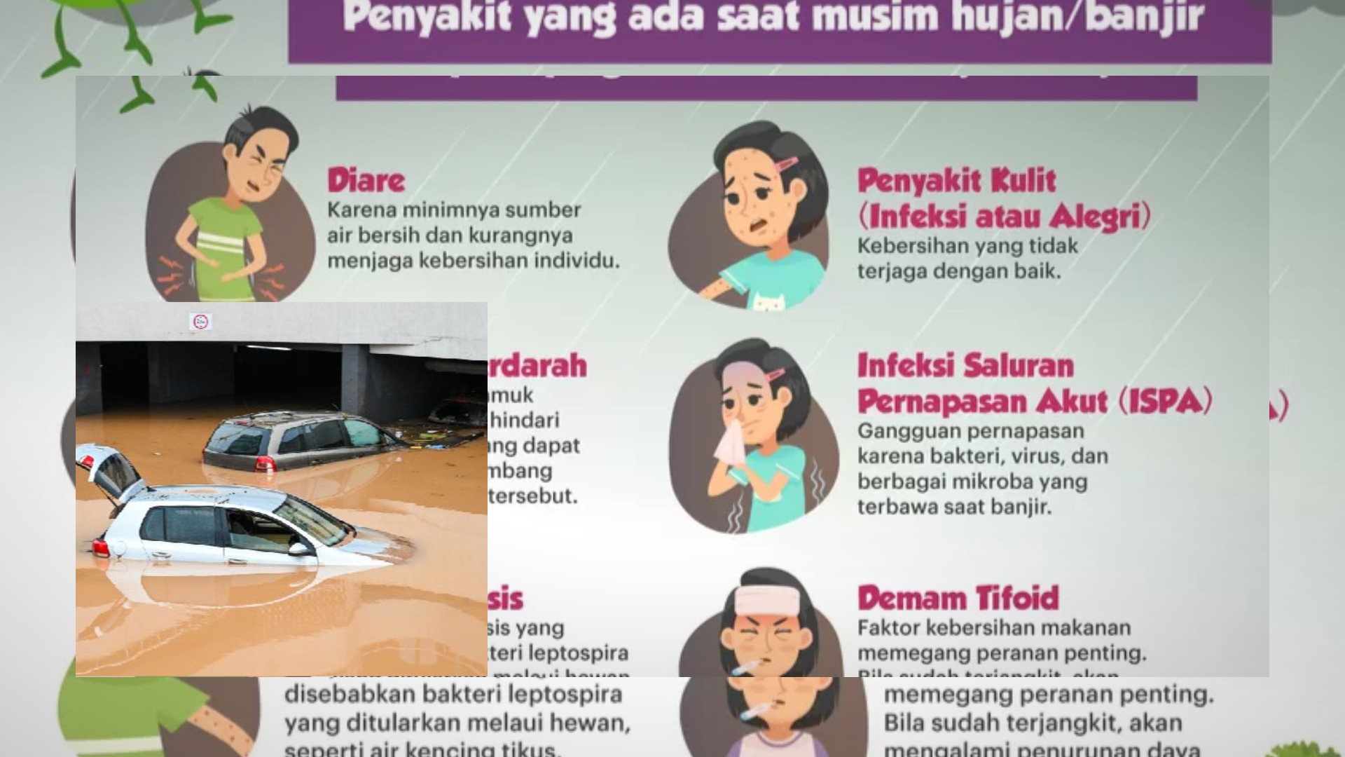 10 Penyakit Berbahaya yang Sering Muncul Saat Banjir