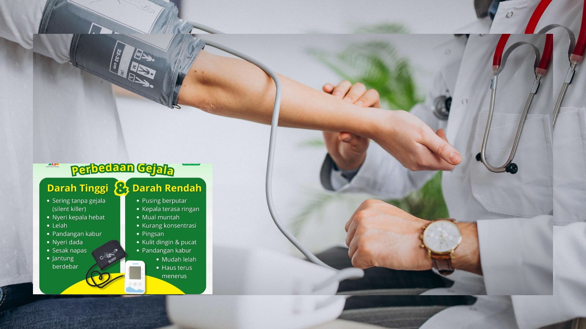 Bedakan Gejala Darah Tinggi dan Rendah demi Kesehatan Anda