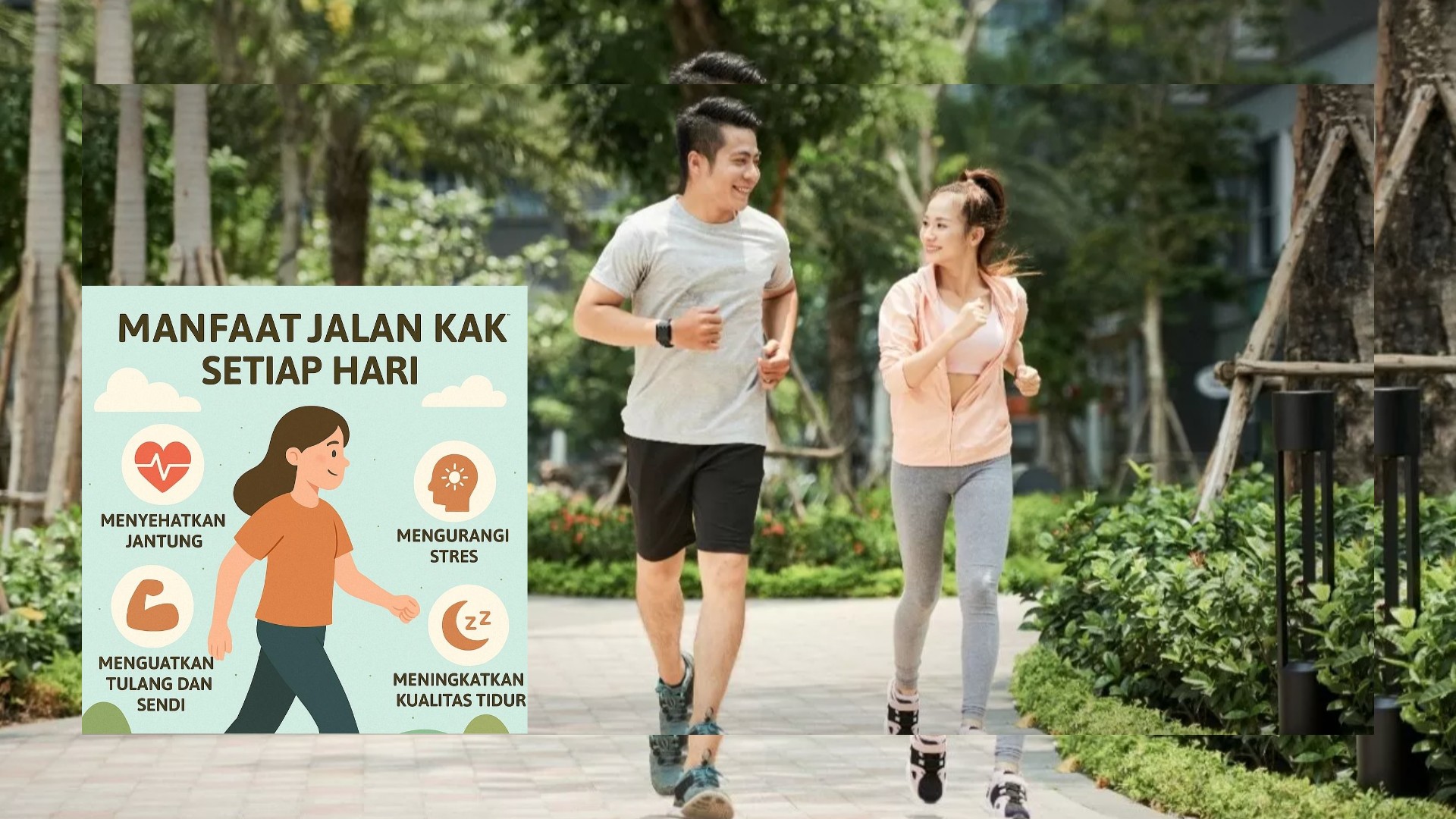 Rutin Jalan Kaki Bantu Redakan Stres dan Jaga Kesehatan Jantung