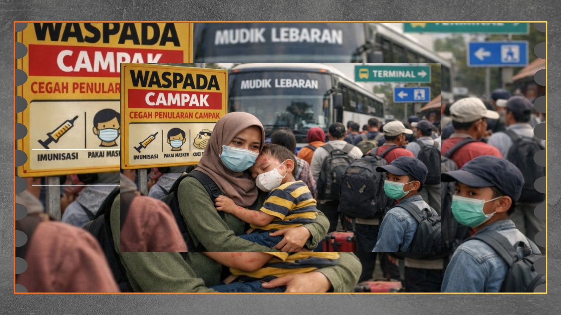 Mudik Lebaran Waspada Lonjakan Penularan Campak