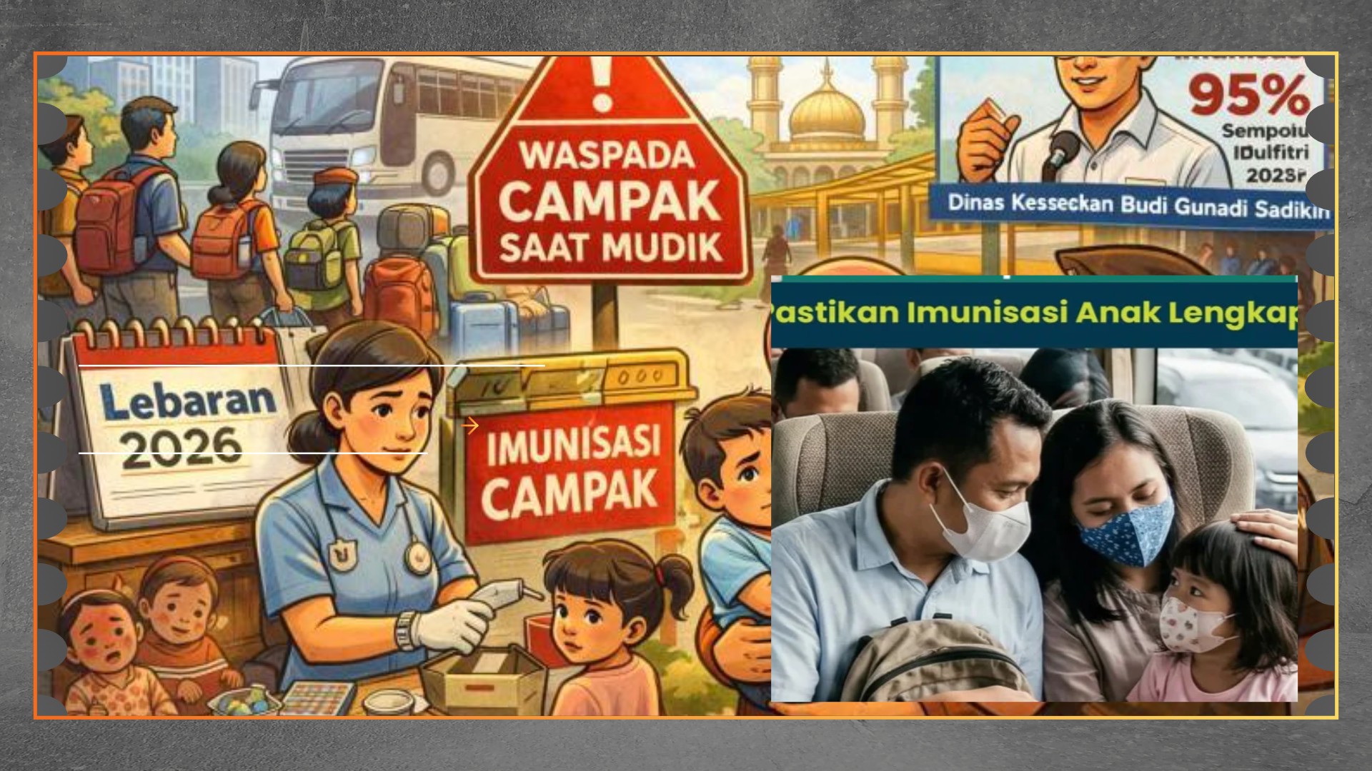Waspada Campak Saat Mudik, Lengkapi Imunisasi Anak